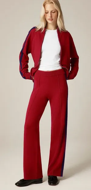 J.Crew Cashmere track pant thumbnail 1