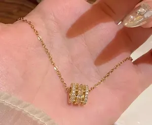 Vintage fashion Square pendant Necklace thumbnail 1
