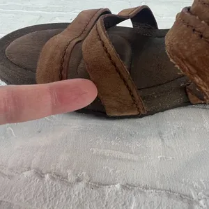 Teva Sandals Ysidro Slides Womens 8 Brown Slip On Wedge Cork Heel Casual 1015118 thumbnail 13