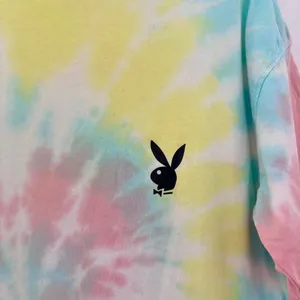 playboy x missguided tie dye tee thumbnail 2