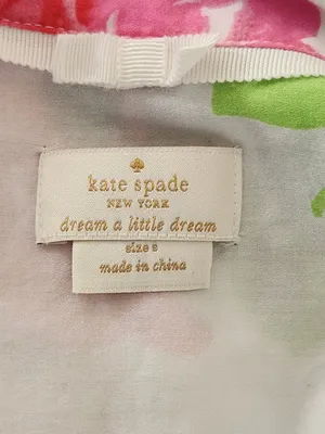 Kate Spade Pink Floral Cotton Pajama Set Size Small thumbnail 11
