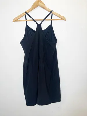 all in motion Black Racerback Workout Minj Dress with built in shorts thumbnail 6