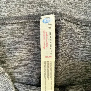 Free People movement Grey/black cut out leggings thumbnail 7