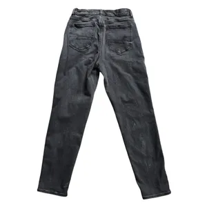 American‎ Eagle Womens High Waisted Mom Jeans Washed Black Stretch 10 Long thumbnail 5