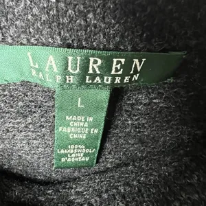 Lauren Ralph Lauren Petite Womens Lambswool Charcoal‎ Pencil Knit Skirt Large thumbnail 5