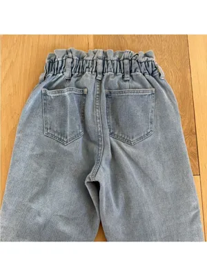 PacSun Mom Jean Light Wash Paperbag Jeans Size 24 thumbnail 5