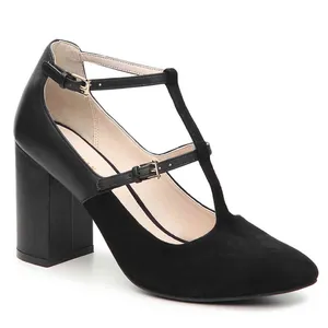 Cole Haan Black Suede & Leather Strappy Rheba Pumps - $250 NWT thumbnail 1