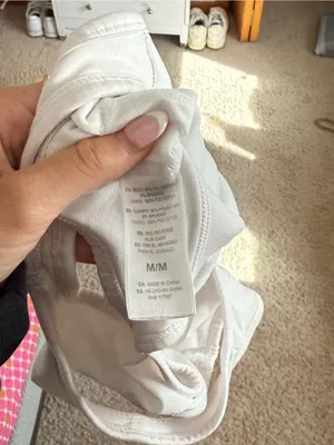 Reebok White Racerback Sports Bra thumbnail 3