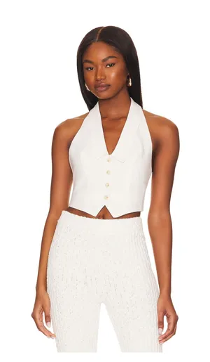 Revolve White Vest thumbnail 1