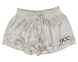 Pj Harlow‎ White Satin Drawstring Shorts Small Womens Lounge Sleepwear thumbnail 1