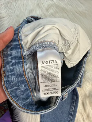 Denim Forum Aritzia High Rise Yoko Slim Jeans thumbnail 6
