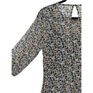 NWT Abercrombie & Fitch Womens Ditsy Floral Sheer Mini Dress Size Small Feminine thumbnail 15