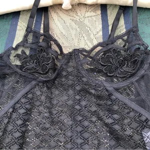 Naked Wardrobe Black Lace Bodysuit S thumbnail 9
