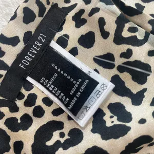 Forever 21 Satin Cheetah Print Top Size Small thumbnail 6