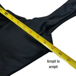 NEW J. Crew Black Ruched Square Neck One Piece‎ Swimsuit Resort Beach Size 22 thumbnail 10