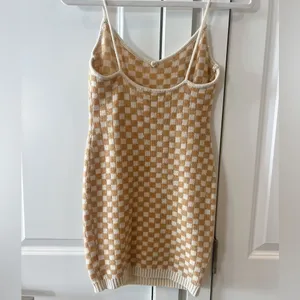 EMORY PARK Yara Wool Blend Checkered Mini Sweater Tank Dress | Small‌‌‌‌‌‌‌ thumbnail 7