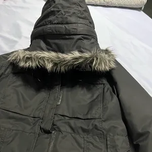 The North Face Women's Black Parka Jacket with Faux Fur Hood thumbnail 2