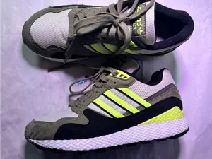 adidas women Ultra Tech Sneakers — White, Olive & Neon Yellow thumbnail 6