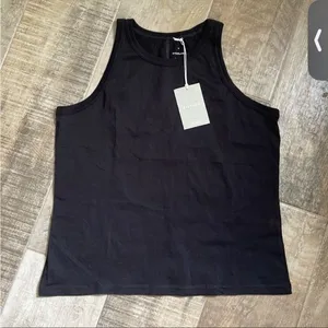 NWT Everlane the organic cotton cutaway tank top‎ small thumbnail 5