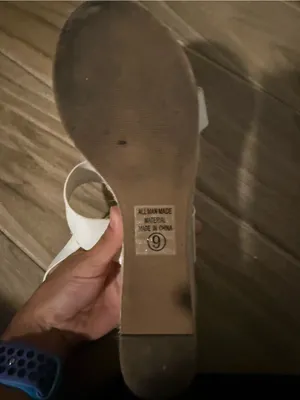 Soda White Two-Strap Slingback Sandals thumbnail 6