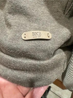 BKE Pieced Henley Pullover – Heathered Waffle Knit – Size Medium thumbnail 6