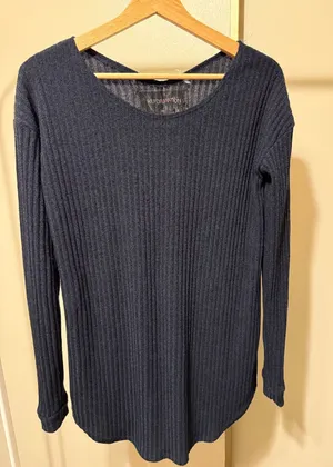 Reformation mini dress Ribbed Long Sleeve thumbnail 1