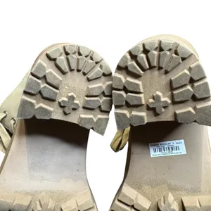 Torrid Boots Womens Size 9.5W White Faux Leather Combat Ankle Zip Lug‎ Sole thumbnail 9