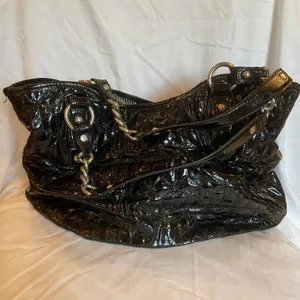 Nine West Black faux leather bag thumbnail 2