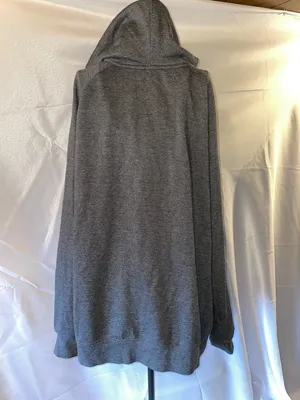 The North Face womens Heather Gray Zip-Up Hoodie size XXL sweatshirt top thumbnail 6