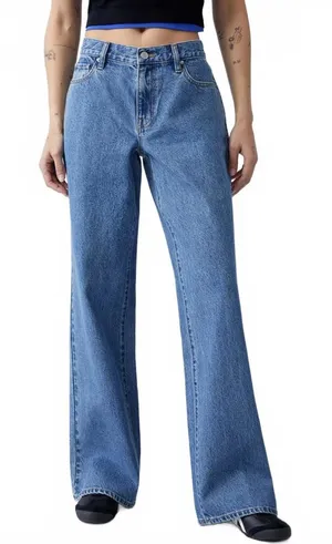 Pacsun Eco Medium Indigo Extreme Baggy Jeans NWT Parker Wrenlee Size 26 thumbnail 1