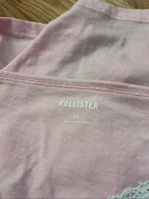 Hollister Light Pink Lace-Trim Wrap Tie Tank Size XL thumbnail 3