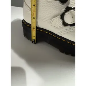 Dr. Martens Women's Devon Flower Leather Platform Boots -‎ White Milled Sz 5 thumbnail 11
