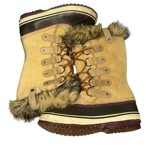 Sorel Joan of Arctic Waterproof Winter Boot Tan Black‎ Size 8 thumbnail 5