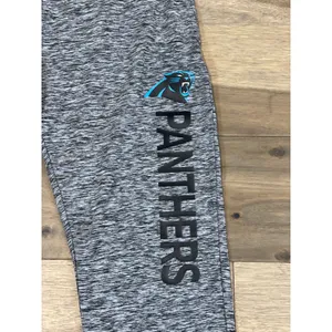 NFL Team Apparel Panthers Gray Athletic Sweatpants Womens Size M thumbnail 3