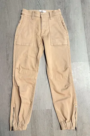 7 for all mankind darted boyfriend jogger pants thumbnail 1