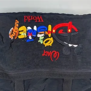 Disney Mickey Mouse Donald Pluto Goofy Winnie Pooh Tigger Embroidery Tote Bag thumbnail 2