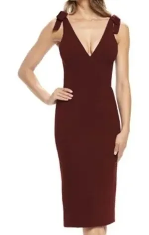 Dress‎ The Population. Lita Tie Cocktail Dress. thumbnail 1