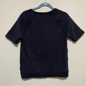 Everlane Navy Blue Short Sleeved Crewneck Thick Knit Tee thumbnail 9