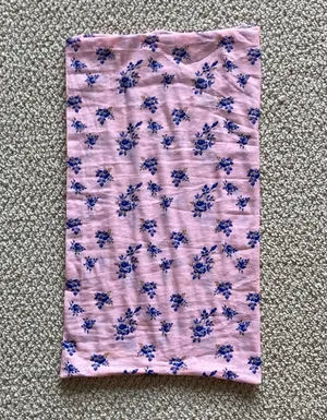 Natural Life NEW Boho Bandeau Full Length Pink Flower Pattern One Size NWOT thumbnail 1
