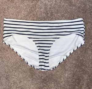 Aerie Striped Bikini Bottoms thumbnail 1