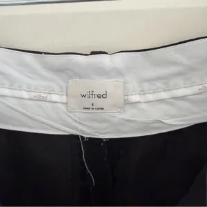 Aritzia Wilfred Black Straight leg Women's Pants thumbnail 5