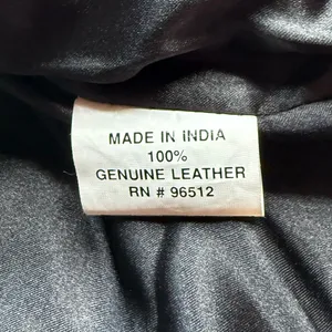 Saguaro‎ Black 100% Leather Vest Sz XS thumbnail 6