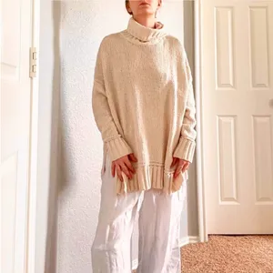 Aerie Cream Cowl Neck Sweater thumbnail 7