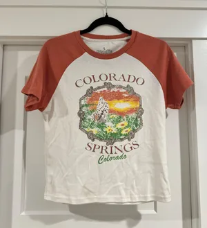 Colorado Springs Cropped Tee Size L thumbnail 3