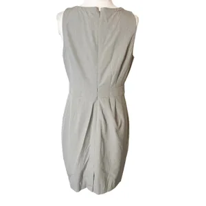 NWT J by J. Crew Sleeveless Sheath‎ Grey Dress sz 8 petite thumbnail 2