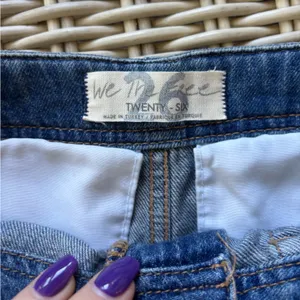 We The Free Cargo Zipper‎ Denim Mini Skirt size 26 grunge gothic boho thumbnail 6