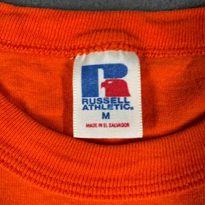 Vtg Auburn Tigers Football T Shirt Medium Russell Athletic Orange NCAA Short Slv thumbnail 5