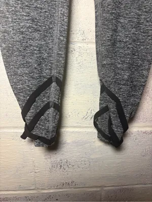 Beyond Yoga Leggings Strappy Ballet Spacedye Gray XS thumbnail 5