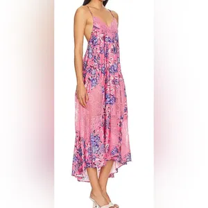 Free People First Date Printed Maxi Slip thumbnail 3