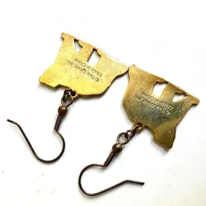 Sea World polar bear earrings Gold thumbnail 8